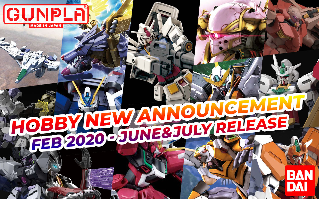 BANDAI Hobby February 2020 Announcement: June ~ July 2020 Arrivals