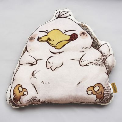 FINAL FANTASY Fluffy Fluffy Die-cut Cushion- FAT CHOCOBO