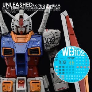 G-REWORK Decal PG Unleashed RX-78-2 Gundam