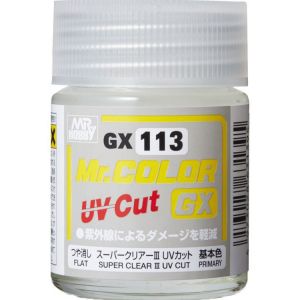 GX113 Mr. Color GX Super Clear III UV Cut Flat