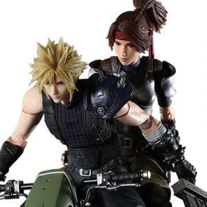 Play Arts Kai Final Fantasy VII Remake: Jessie, Cloud, & Motorcycle Set