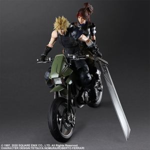 Play Arts Kai Final Fantasy VII Remake: Jessie, Cloud, & Motorcycle Set