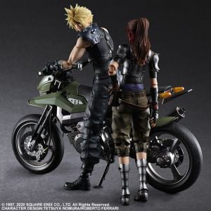 Play Arts Kai Final Fantasy VII Remake: Jessie, Cloud, & Motorcycle Set