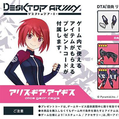 Desktop Army Alice Gear Aegis Rin Himukai (Unrestrained)