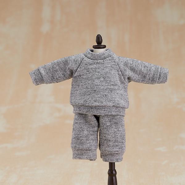 Nendoroid Doll Outfit Set: Sweatshirt and Sweatpants (Gray)