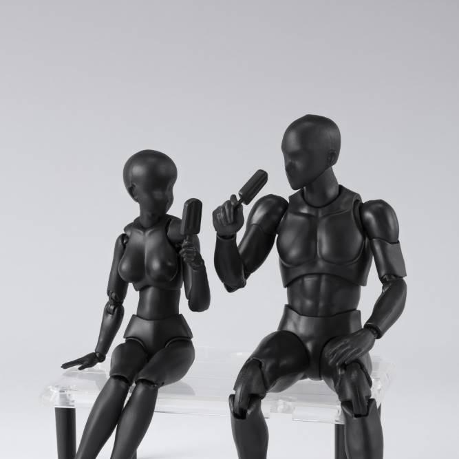 S.H.Figuarts Body-chan DX Set 2 (Solid Black Color Ver.)