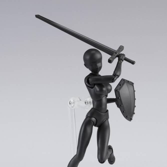 S.H.Figuarts Body-chan DX Set 2 (Solid Black Color Ver.)
