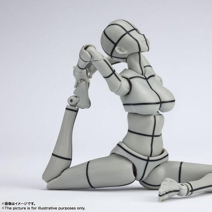 S.H.Figuarts Body-chan -Kentaro Yabuki- Wire Frame (Gray Color Ver.)