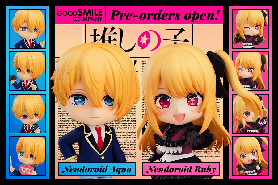 Preorder Nendoroid Aqua & Ruby